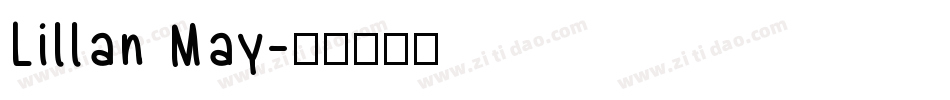 Lillan May字体转换